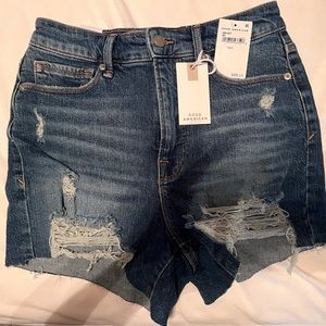Good American denim shorts